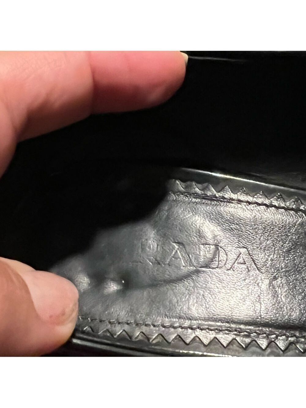 prada vintage black patent leather loafers. Size 39 - Picture 2 of 11